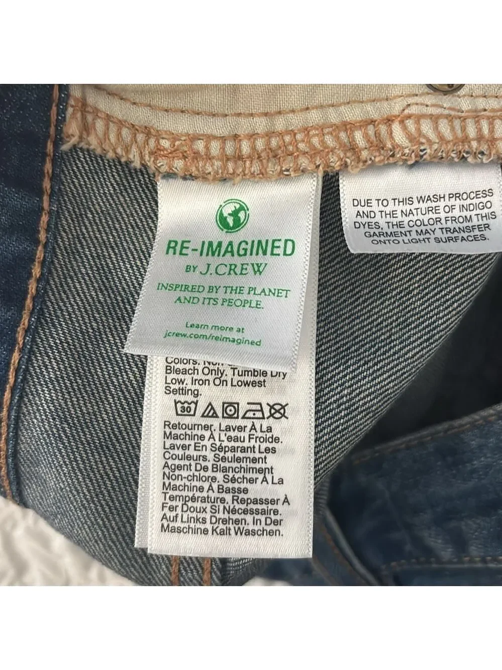 J. Crew Premium Edition High-Rise Straight Cuffed Raw Hem Distressed Jean